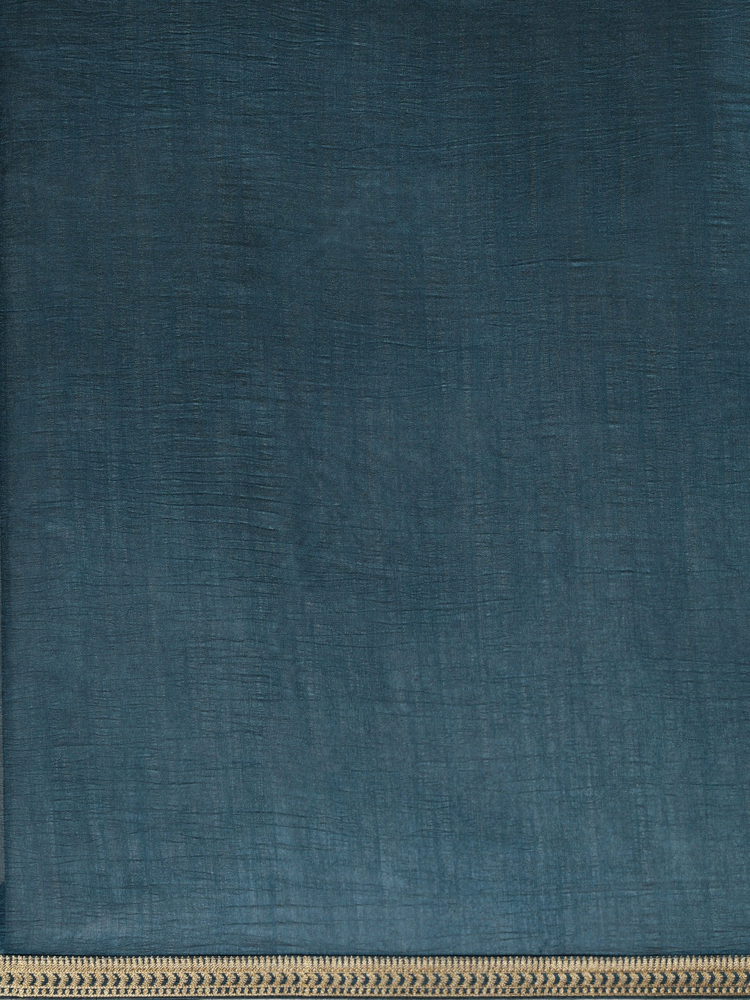 Blue Poly Silk Saree With Blouse Piece
