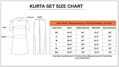 Solid Straight Pure Cotton Ladies Kurta Palazzo With Dupatta Set